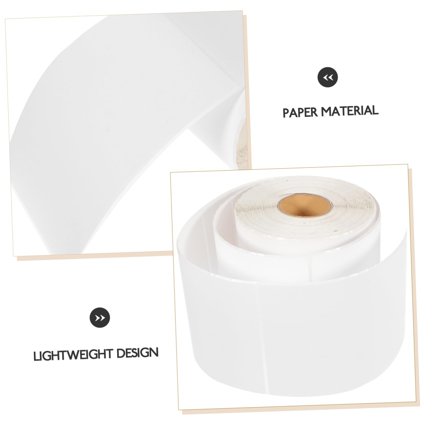 Etichette Termiche Adesive 4x6 Pollici 500 Pezzi in Carta | Rotolo Bianco, Superficie Stampabile Resistente a Usura e Graffi, Fogli per Stampa Adesiva