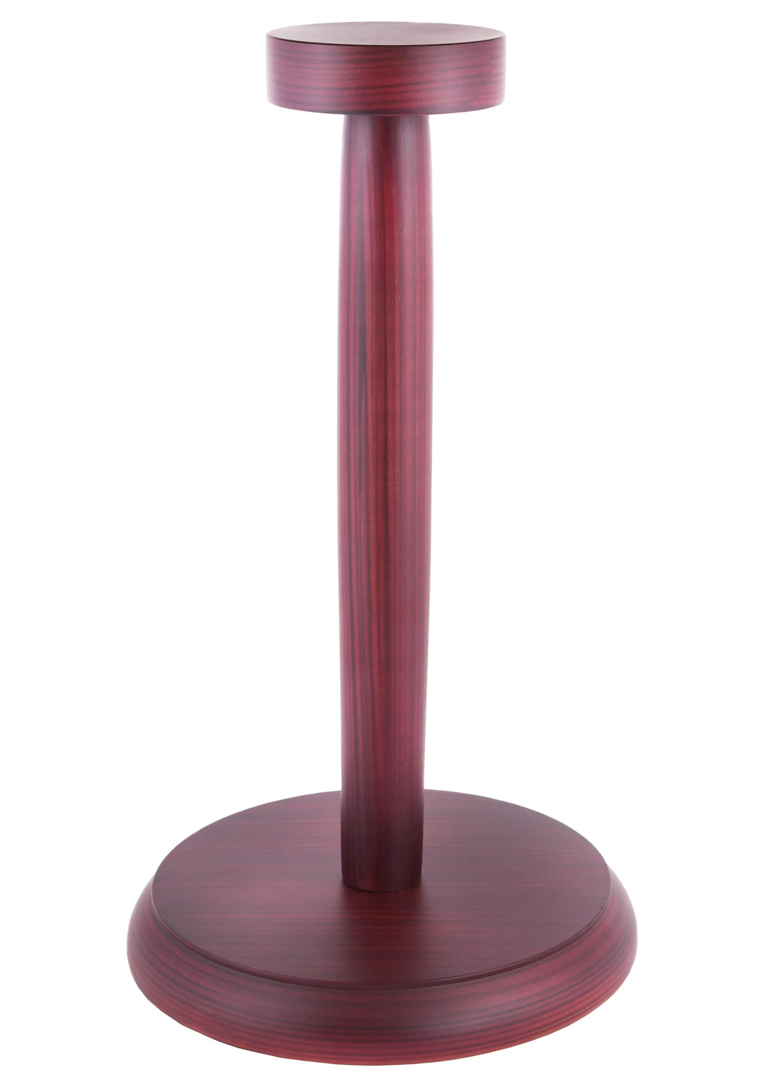 Casco soporte de madera redonda base - soporte para casco