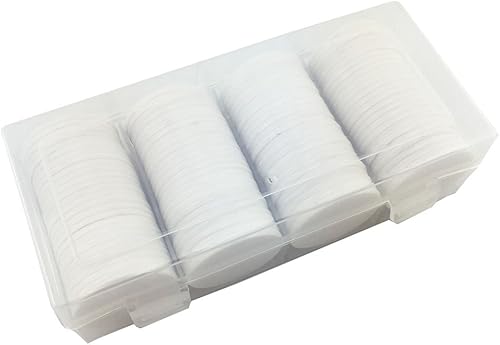 Miniatura 5 de Smartdealspro Juego de 100 fichas de póquer opacos de 1 12 pulgadas de plástico, mostradores de aprendizaje con caja de almacenamiento