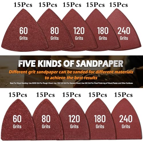 Image of Multitool Sanding Pads (158 + 4 Blades kit)