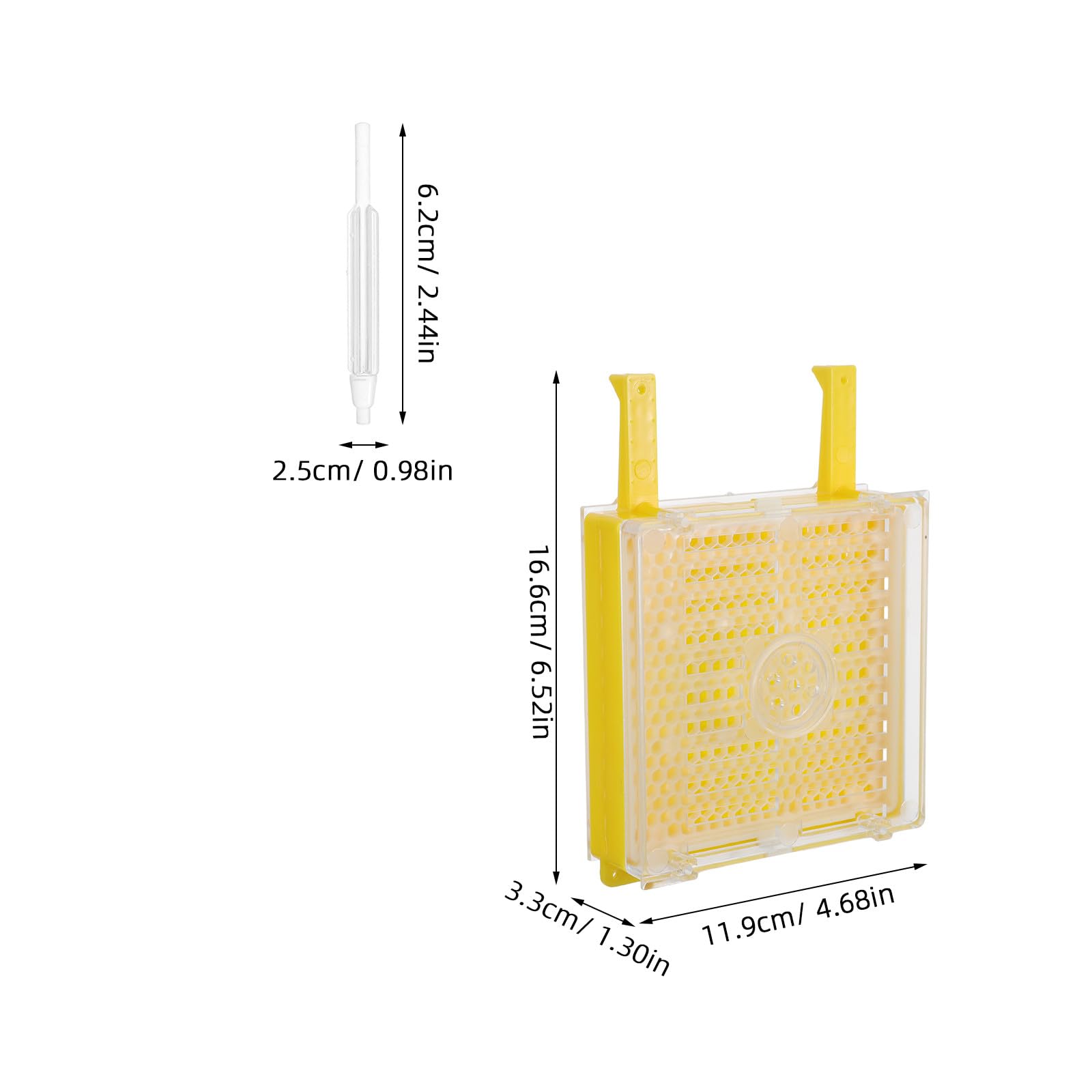 BESPORTBLE 1 Set di Attrezzature per L'allevamento Delle Regine: Kit per Arnia, Attrezzature per La Cura Delle Api, Strumento di Allevamento, Clip per Innesto, Forniture per L'allevamento Regine per