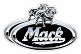Mack Logo Emblem - Sticker Graphic - Auto, Wall, Laptop, Cell, Truck Sticker for Windows, Cars, Trucks
