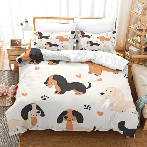 Parure de lit microfibre résistante 260x220cm avec housse de couette cycliste 3D