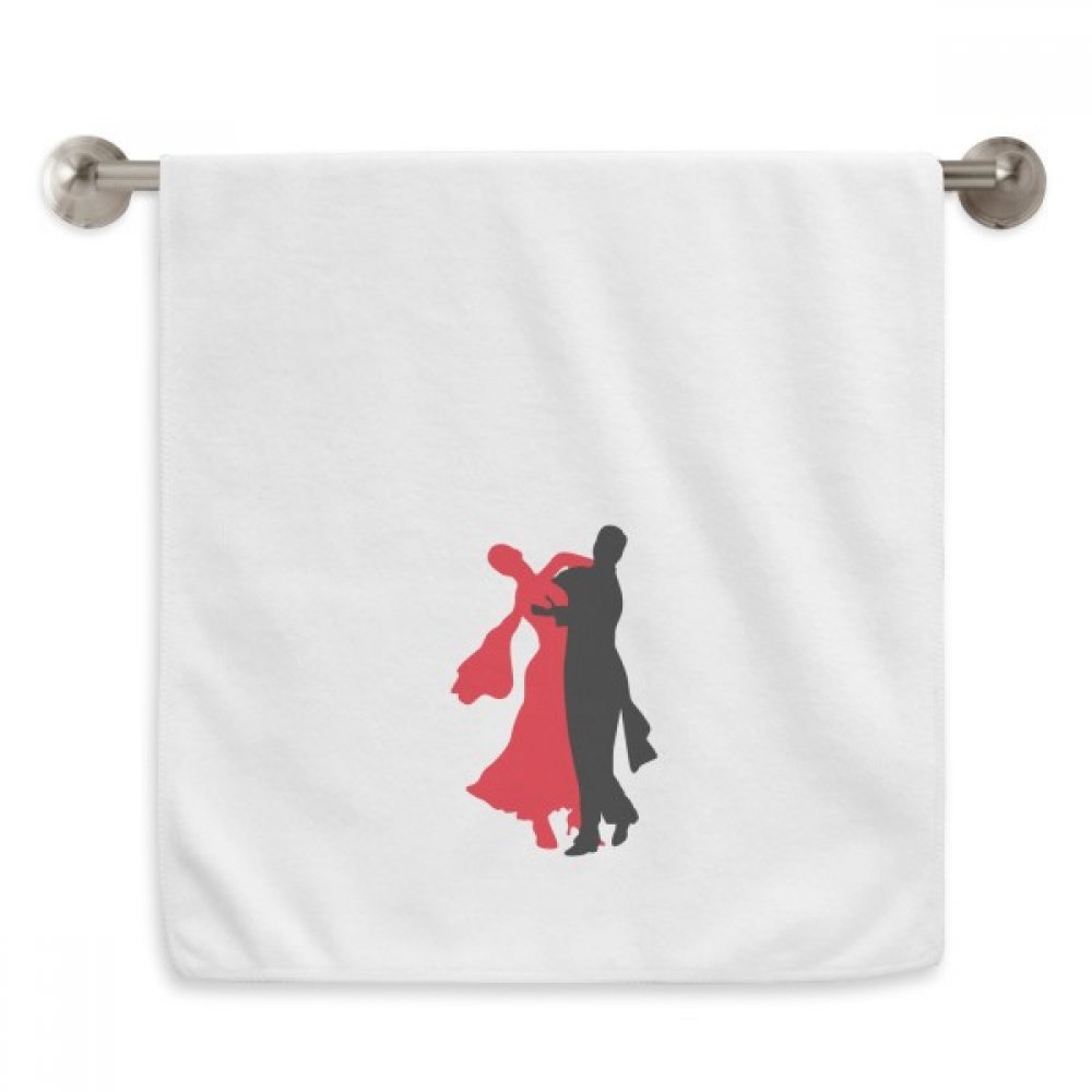 Serviette Moelleuse Danse Duo Diadème Blanc 13x29 Pouces Haute Qualité