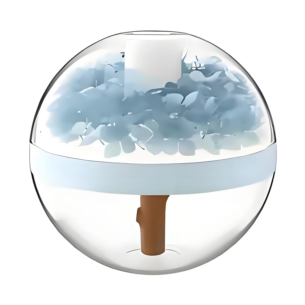 Vjsujehgy Eternal Flower USB Powered Humidifier Small Portable Desktop Bedside Atmosphere Lighting Bedhead