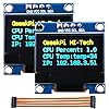 GeeekPi 2Pcs OLED Display Module I2C IIC 128X64 Pixel 0.96 Inch Display Module Yellow Blue Two-Color Display Compatible with Raspberry Pi Arduino 51 Series MCU STM32 R3 and Mega