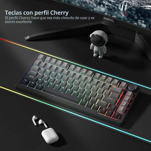Teclas PBT Womier translúcidas compatibles con interruptores Cherry Gateron MX 4