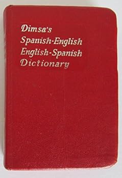 Leather Bound Dimsa's Dictionary: Spanish-English, English-Spanish Book