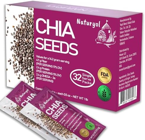 Amazon.com : Naturyol Chia Seeds – Fiber-Rich Food for Salad Mixes ...