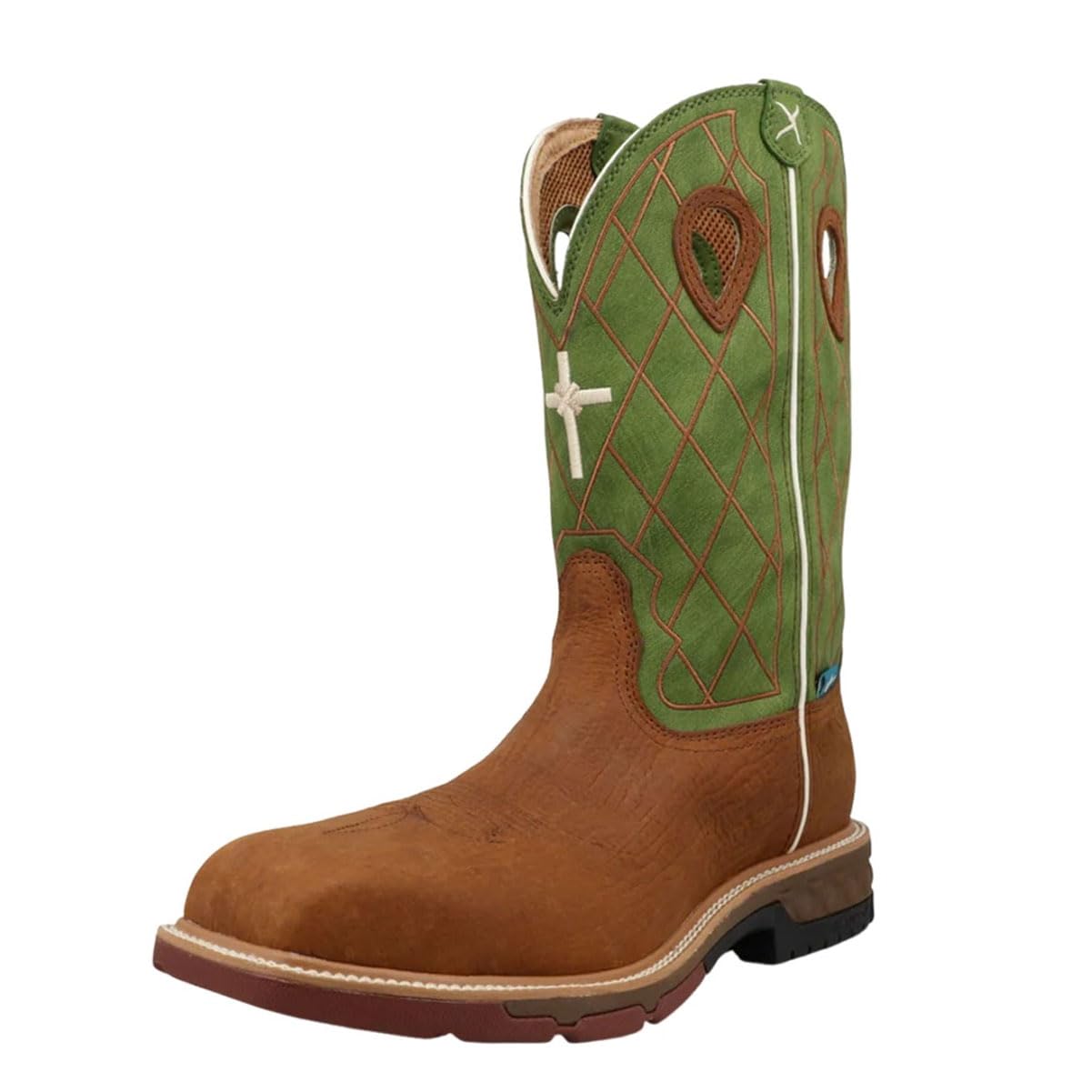 Twisted X Men's 12" Western Work Caramel Boot