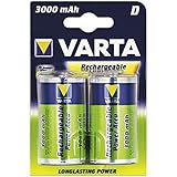  Varta® Power Akku (READY 2 USE) Akku Ni-MH Mono (D) 1,2V 3000mA (56720), 2er Pack in Blister