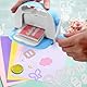Kokorosa Mini Stanz und Prägemaschine, Stanzmaschine zum Basteln, Stanzmaschine mit komplettem Werkzeug – für Kartenherstellung, Scrapbooking, Basteln, 70mm