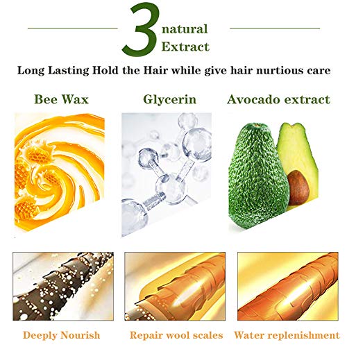 Hair Stick, Hair Wax Stick, Hair Pomade Stick, Hair Styling Wax Stick, Hair Edge Control Gel Stick Hair Line Styling Smooth Hairs Non Greasy 2.7Oz 75G #TOP5