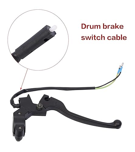 Miniatura 6 de Minho Interruptor de parada de luz de freno universal con cables de freno para Yamaha Honda Kawasaki Suzuki chino GY6 50cc-250cc Scooter ATV Dirt