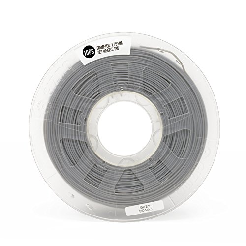 Image of Gizmo Dorks 1.75mm Hips Filament 1kg / 2.2lb for 3D Printers, Gray