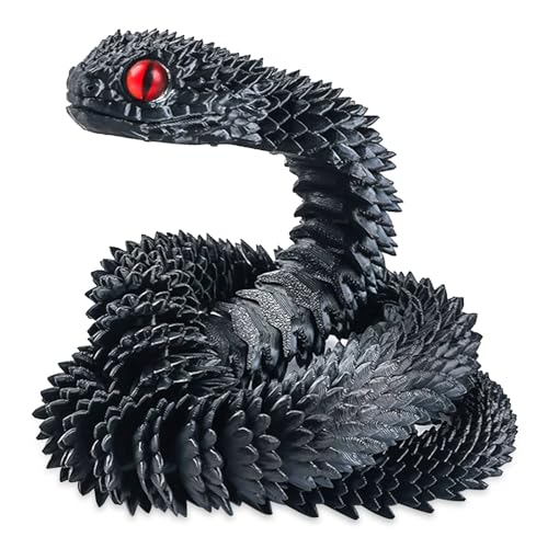 APRRMLIZW 3D Impreso Serpiente Articulado Juguete 60cm 3D Serpientes Impresa Toy Serpiente Flexible Articulación Móvil Fidget 3D Impreso Serpiente Articulado Movimiento Juguete para Autismo/TDAH APRRMLIZW 3D Impreso Serpiente Articulado Juguete 60cm 3D Serpientes Impresa Toy Serpiente Flexible Articulación Móvil Fidget 3D Impreso Serpiente Articulado Movimiento Juguete para Autismo/TDAH