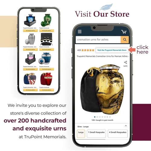 image for Trupoint Memorials Cremation Urns for Human Ashes, Camouflage and Hunt