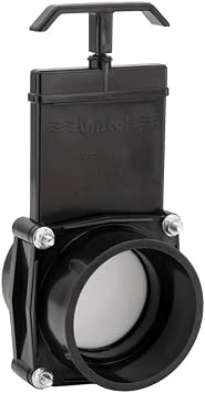 ProCamp 3" RV Waste Valve Body | Black Tank Gate Valve with Handle