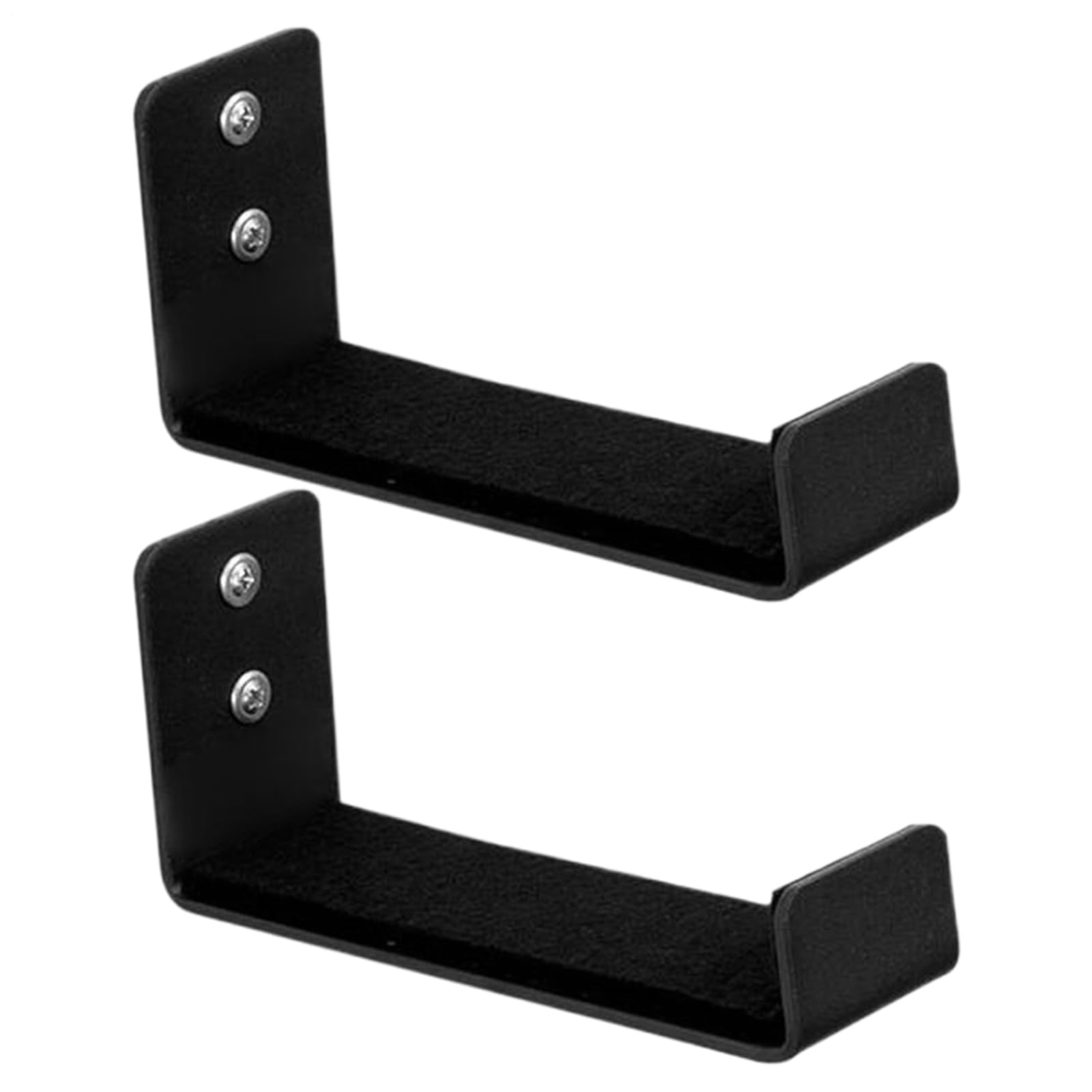 Soporte de pared para 2 esterillas de yoga y organizador de aluminio con ganchos para gimnasio