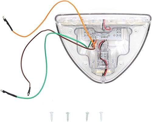 Miniatura 5 de Señal de giro para Peterbilt, 31 luces LED triangulares ámbar Peterbilt con 3 cables de repuesto para Peterbilt 379 359 357 365 378 ámbar Ledlente