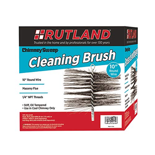 Rutland Products Rutland 16410 Round Wire Chimney Sweep Brush, 10-Inch, No Size, No Color #TOP1