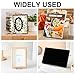 Memorywuu 6 Pack Acrylic Book Stand for Display Adjustable Clear Display Holder Easel Collector Stand for Home Office Back to School Comic Album CD Magazine Postcard Artworks (4.2 x 4.3 x 2.35 Inch)