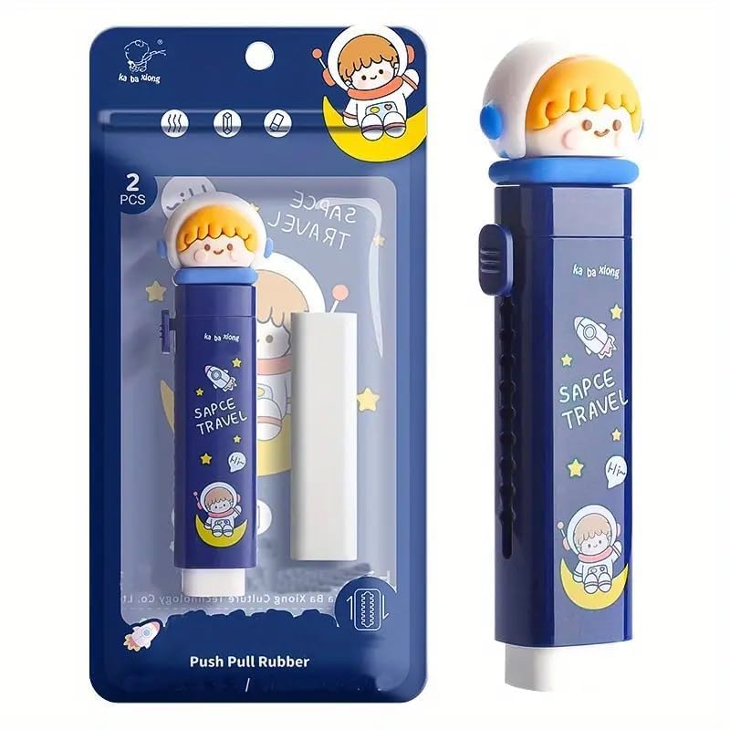 SAMVARDHAN Fancy Kawaii Cutter Style Erasers with Clutch Mechanism for Kids (Space (Pack of 1)) (B0DHD6Z1HB) Amazon Price History, Amazon Price Tracker
