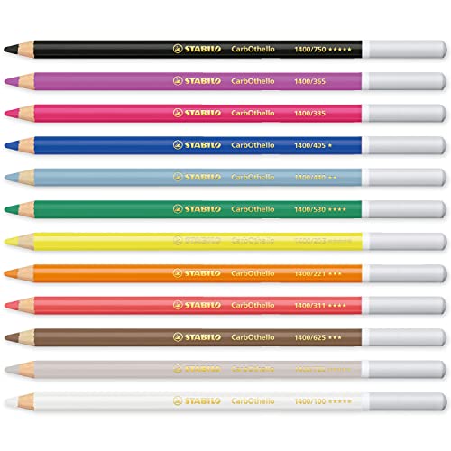 STABILO Lápices Pastel CarbOthello Pack 12 Colores miniatura 2