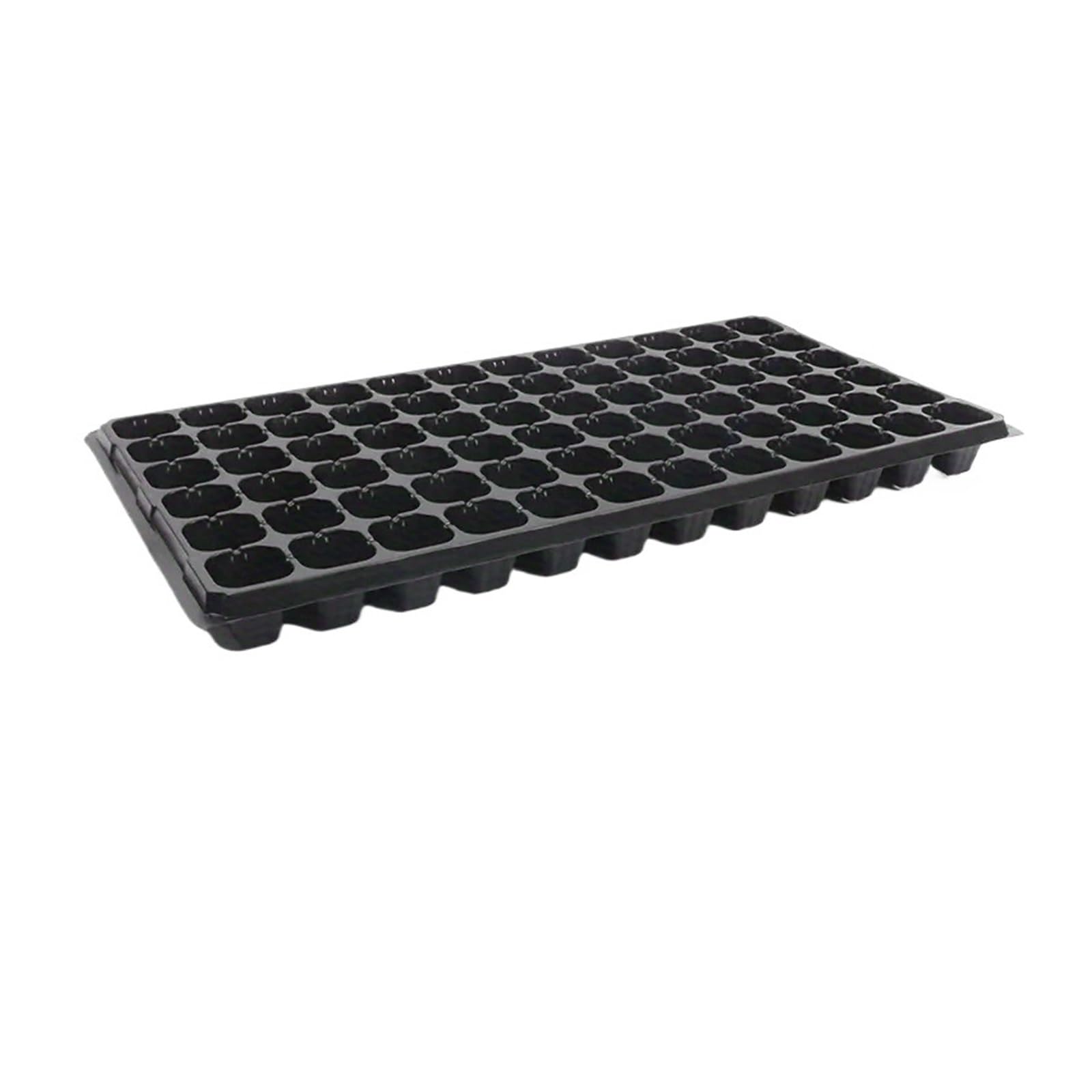 MFWHEFJ Seed Tray Four Different Sizes Nursery Trays Greenhouse Germination Growth Courtyard Lawn Horticulture Planting Agricultural(72 holesX 10pcs)