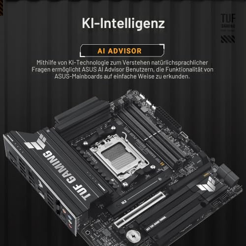 ASUS TUF Gaming B850M-PLUS WiFi AMD AM5 B850 mATX Mainboard – Ansicht 2
