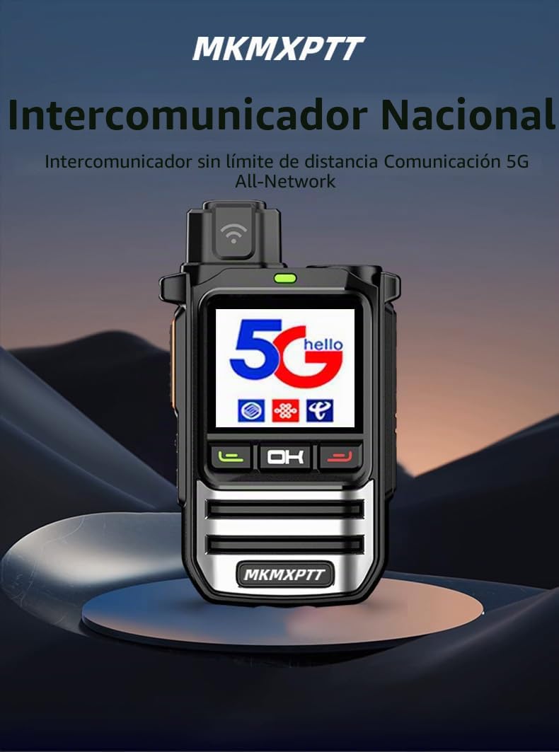 PoC Radio Global walkie Talkie para 8000 kilómetros Caminata de Larga Distancia y Camping Amateur de Dos vías (1PC)