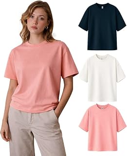 Sleepynuts Women 220 GSM Cotton Rich Oversized Baggy Fit Drop Shoulder Round Neck T-Shirt Price In India