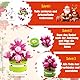 Adventskalender 2025 für Mädchen,24 Tage von Weihnachtskalender Geschenke mit Sukkulenten und Blumenstrauß Bausteinen für Kinder,Weihnachts Geschenk für Jungen und Mädchen