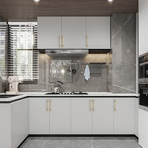 Asidrama 10 Pack 5 Inch(128mm) Brushed Brass Kitchen Cabinet Handles, Gold Cabinet Pulls Kitchen Cabinet Hardware for Cupboard Drawer Pulls Asidrama 10 Pack 5 Inch(128mm) Brushed Brass Kitchen Cabinet Handles, Gold Cabinet Pulls Kitchen Cabinet Hardware for Cupboard Drawer Pulls