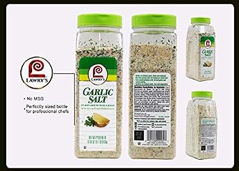 Lawry's Garlic Salt, 33 OZ, 2 Pack.