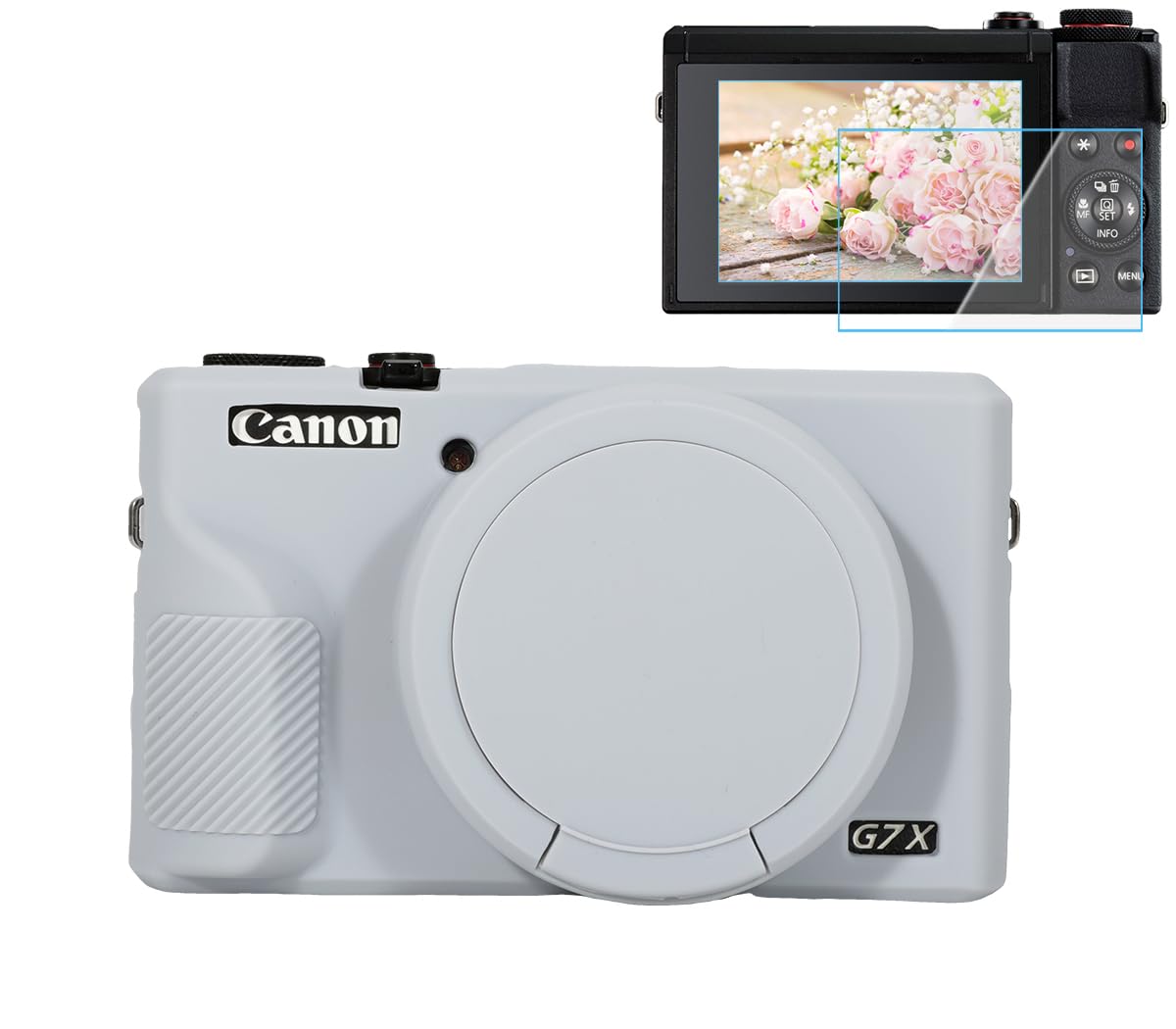 Amazon.com : Pocoukate Case for Canon G7X Mark III Camera, Soft