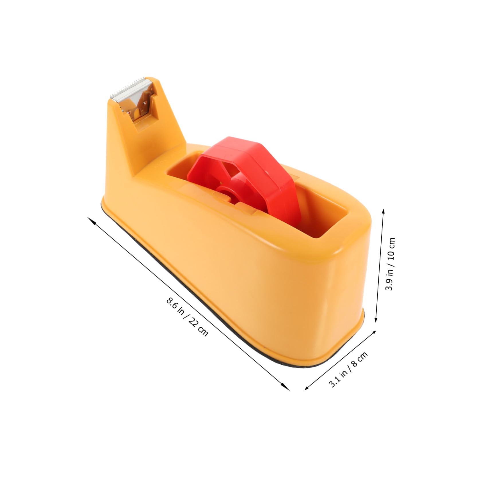 Manueller Klebebandschneider mit Superior Kugellager und Arbeitsersparendem Design aus Kunststoff und Metall als Roter Tischabroller für Büro und Zufällige Farbe