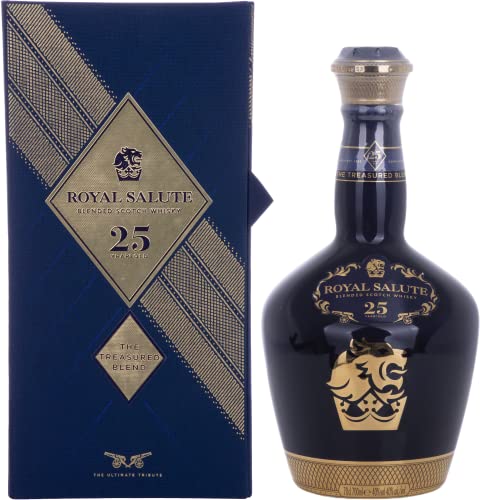 Royal Salute 25 Years Old THE TREASURE BLEND 40% Vol. 0,7l in Gif...