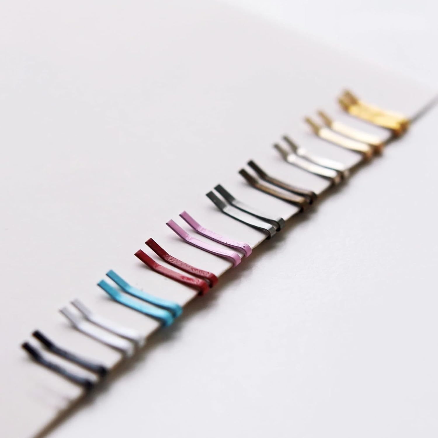 11mm/0.43" Tiny Doll Hair Clips, Doll Hairpins, Mini Hairpins,in 10 Colors, Perfect for Doll, Doll Craft Supplies (5PCS)