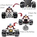 Fistone RC Car High Speed Spinning Stunt Car 2.4G Remote Control Amphibious Motorcycle Drives on Land and Water Vehicle Toys for Kids
