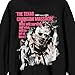 Bioworld Texas Chainsaw Massacre Leatherface Adult Black Crew Neck Sweatshirt-XXL