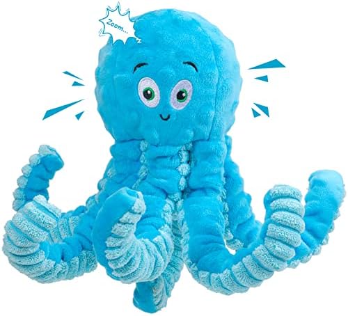Pubialo Squeaky Dog Toys Octopus-Tug of War Dog Plush Toy for Large Breed Interactive Dog Chew Toys for Puppies Small and Large Dogs Training and Reduce Boredom
