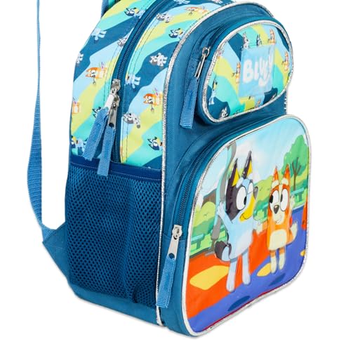 Bluey Mini Backpack for Kids - Bundle with 12" Small Bag for Girls Plus Water Bottle, Stickers, More | Bluey Backpack Purse School Supplies4