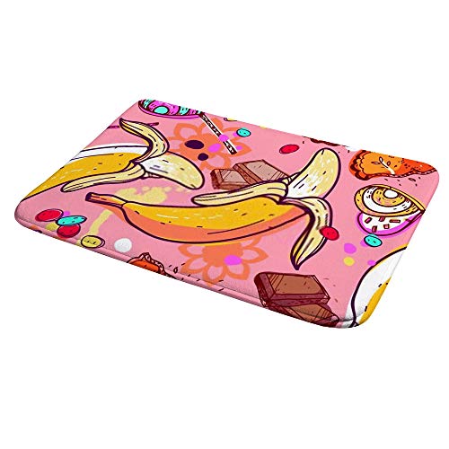 Tapis de bain velours corail Ruchen de qualité supérieure rose - 5