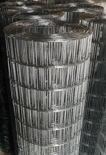 Rete Recinzione Elettrosaldata Zincata 50X75 mm Rotolo 25 mt Filo