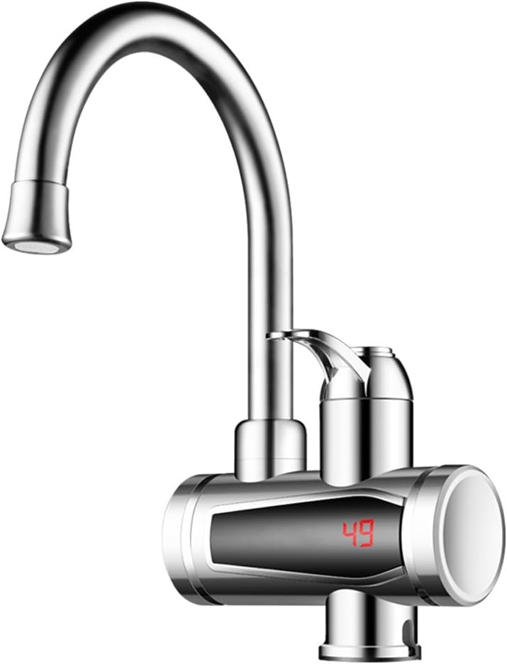 PARAMITA Rapid Electric Water Heater LED Temperature Display Heating Faucet for Kitchen and Bathroom (Water Heater)