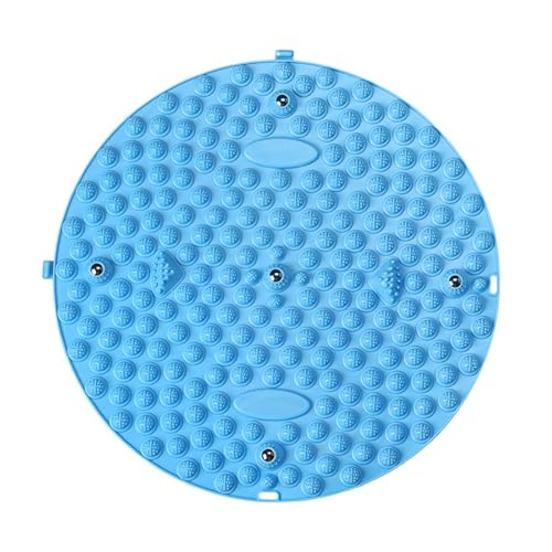 Esterilla de acupresión para masaje de pies, con forma de pie para relajar los pies, almohadilla para puntos de presión debajo del escritorio para aliviar el estrés y el dolor de arco y talón.