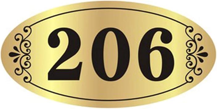 Custom House Number Sign Plaque Door Room Acrylic Personalized Address Number Plate for Home Office Hotel Apartment 3-5 Numbers - 7.9 * 3.9 inch