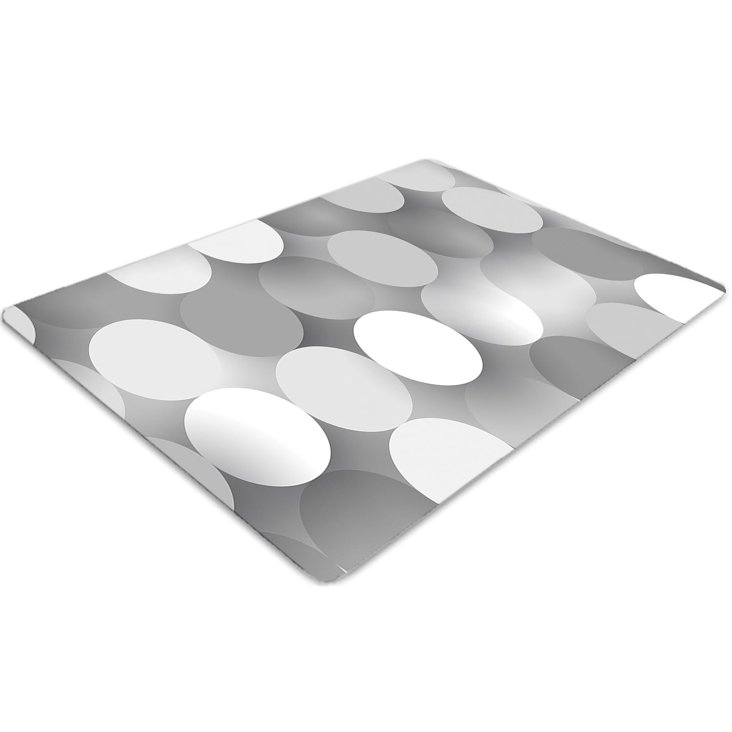 Tapis protège-sol PVC 120x90 cm rectangulaire pour éliminer les traces de fauteuil roulant