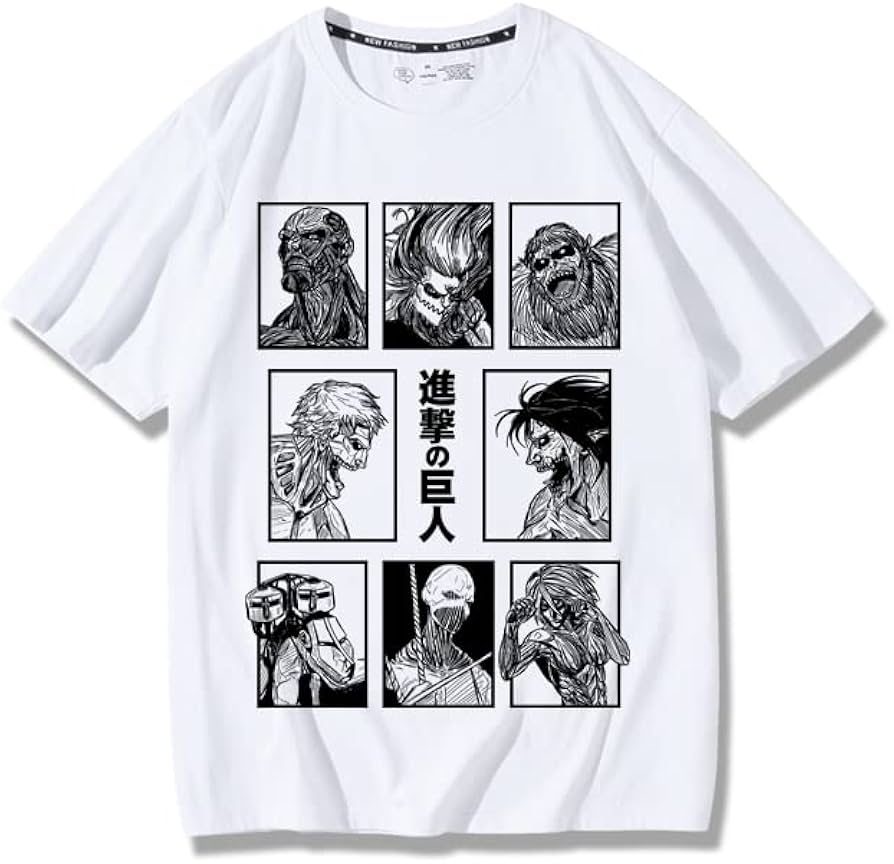 Amazon.co.jp: BNQ 進撃の巨人 Tシャツ 鎧の巨人 女型の巨人 獣の巨人